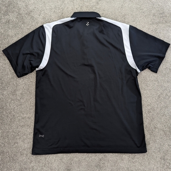 IZOD black golf Tshirt for men size Large - Picture 5 of 7